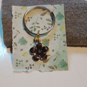 Hand Crafted Black and Gold Key & Card Holder